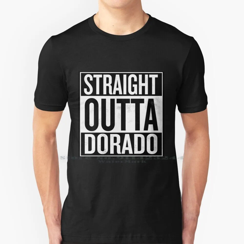 Straight Outta Dorado T Shirt Cotton 6XL D Va Mei Genji Roadhog Junkrat Lucio Soldier 76 Zarya Mccree Tracer Reaper Widow Maker