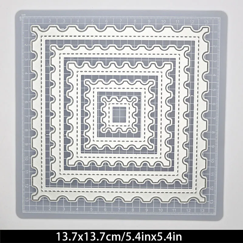 Металлические пресс формы в клетку для скрапбукинга X дюйма|Вырубные штампы| |