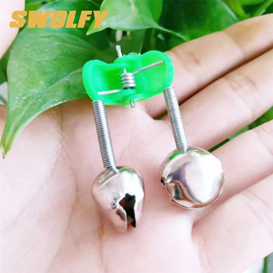 Рыболовная удочка SWOLFY 10 шт./лот колокольчики рыболовные аксессуары удилище зажим