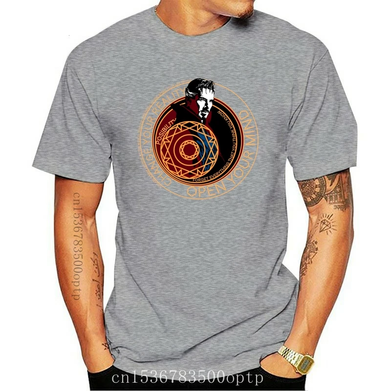 

Dr. Strange White Tee T-Shirts Us Men'S Clothing Trend 2021 Latest O-Neck Sunlight Men T-Shirt Blank T Shirts