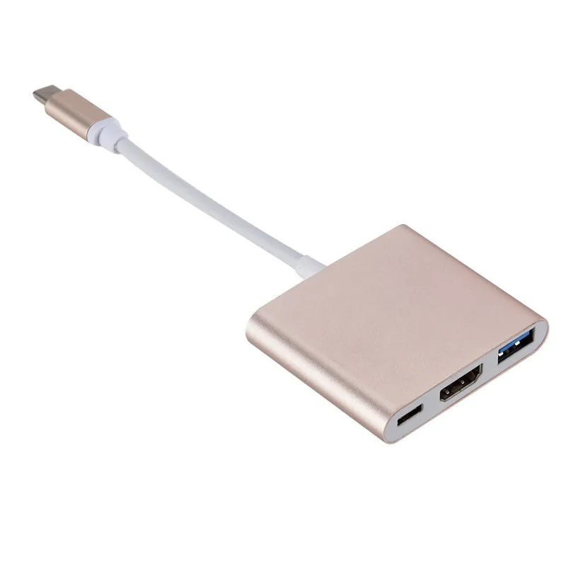 Переходник с Type C на HDMI-совместимый адаптер Usbc HDMI-совместимый/USB3.0/Type Type-C