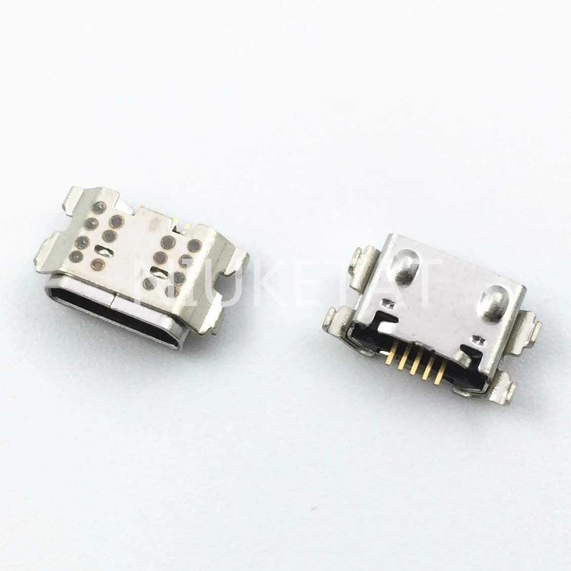 Conector Micro USB de 5 pines para Samsung Galaxy A01 A015 A015F/DS, puerto de carga de datos, Mini conector USB, 100 Uds.