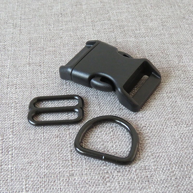 1 компл./лот 25 мм металлическое D-образное кольцо адъютер ремень застежка