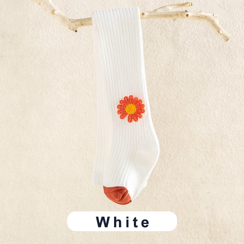 

Autumn Winter Warm Newborn Baby Pantyhose Cute 3D-flower Design Toddler Girls Tights Kids Stocking for Children Clothes 0-8Yrs