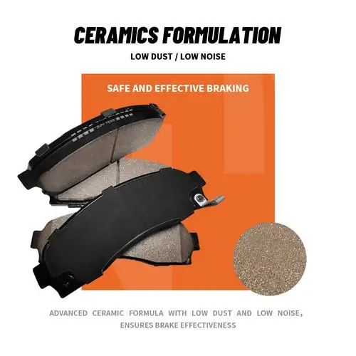 Передние керамические тормозные колодки 4 шт. подходят для Toyota 4runner 1996-2002 Tacoma 1995-1998