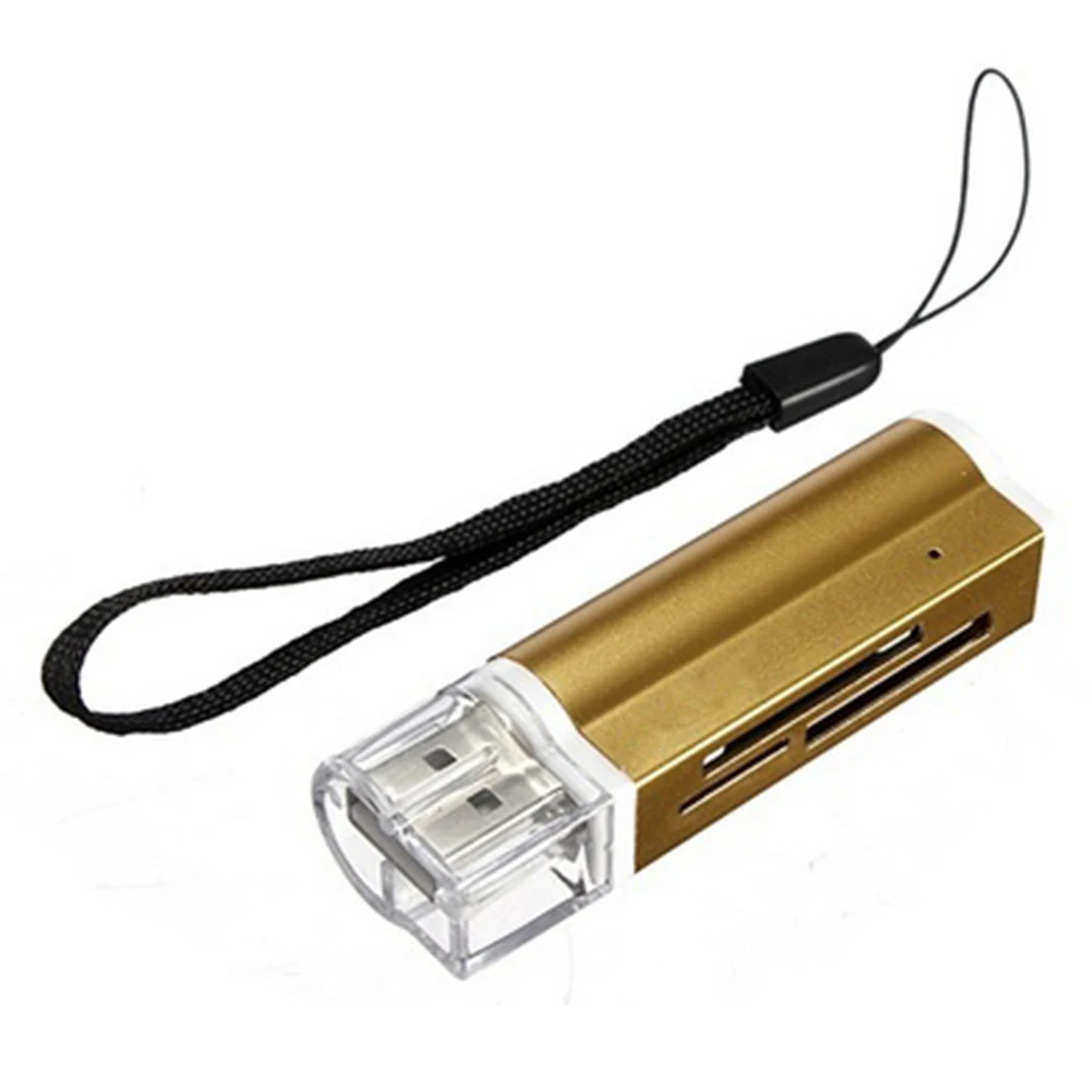 Многофункциональный USB 2 0 Micro SD TF MMC SDHC MS высокоскоростной считыватель карт памяти