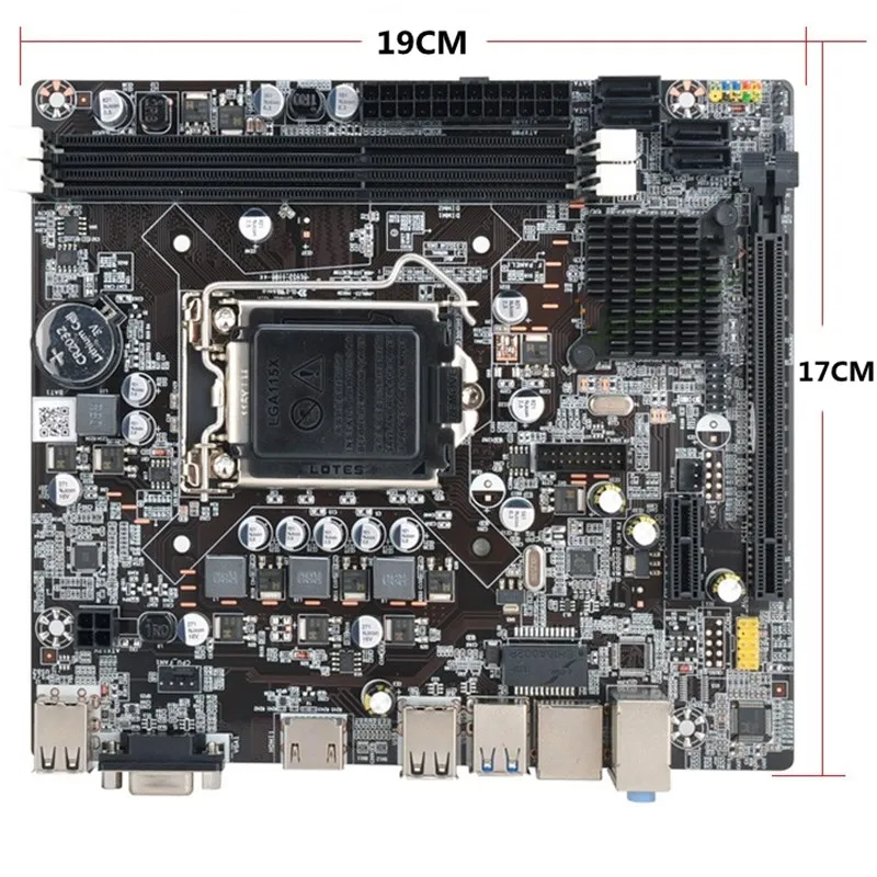 Материнская плата ENVINDA b75lga 1155 двухканальная DDR3 ПАМЯТЬ SATA III USB 3 0 для Intel LGA1155 Core i7 i5
