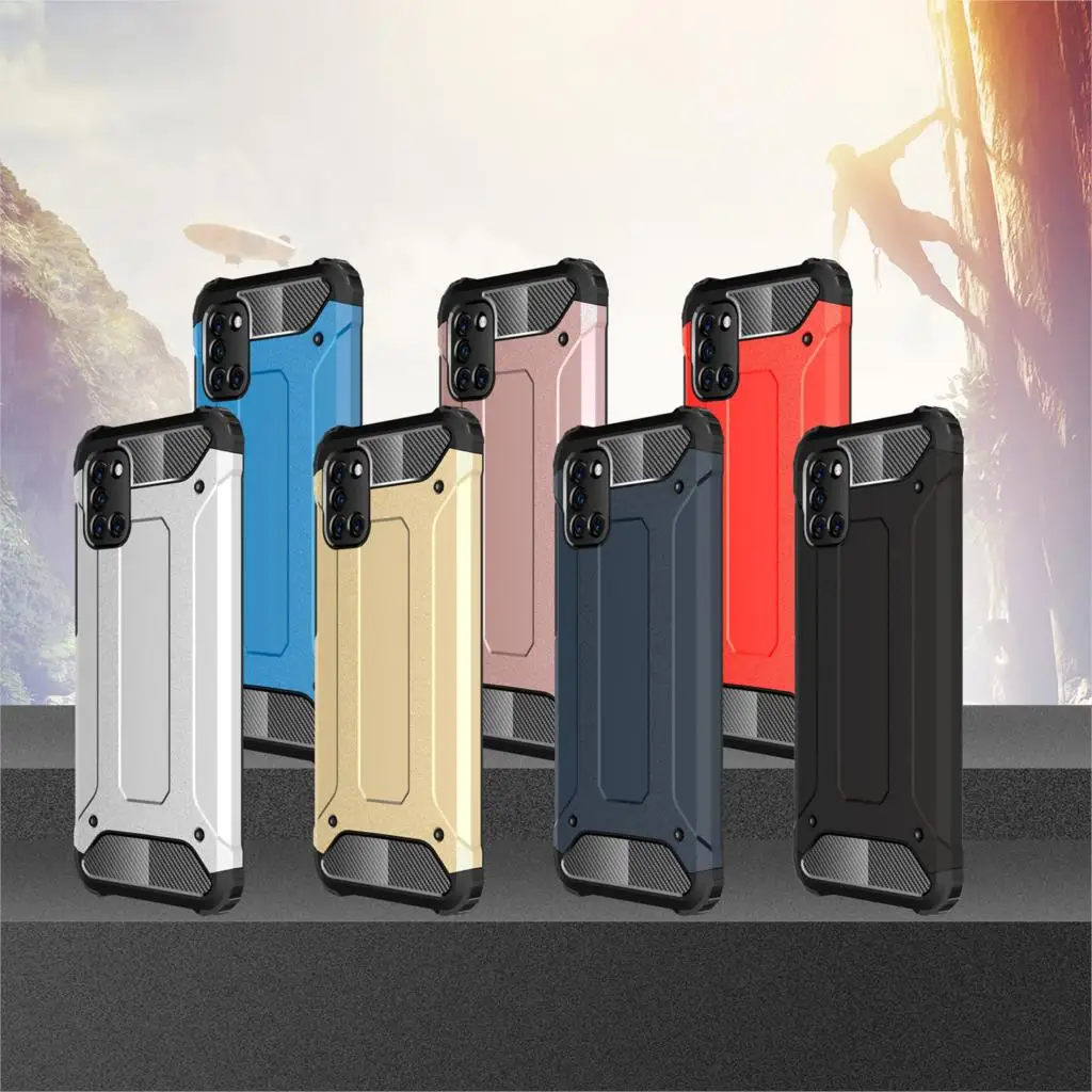 Soft TPU + Hard PC Case For Samsung Galaxy A31 Shockproof Phone Protection Back Cover Coque Bag Accessories|Бамперы| |