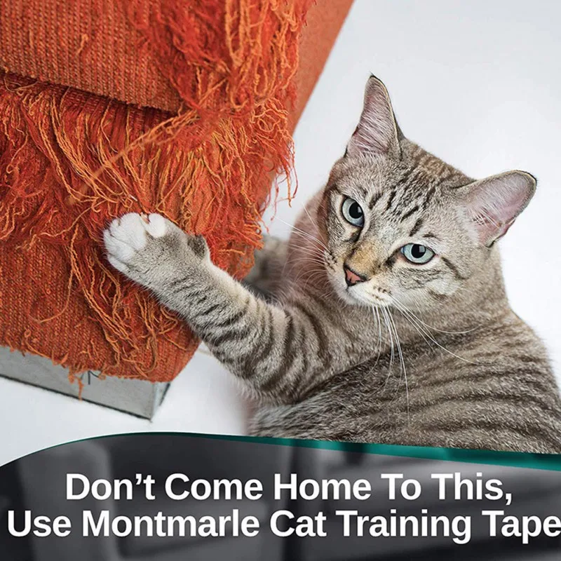 

Furniture Guard Cat Scratch Protector Anti-Scratch Tape Roll, Cat Scratch Prevention Clear Sticker For Sofa
