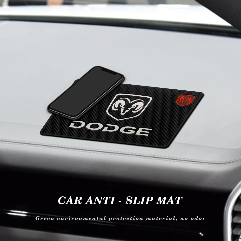 

1pc Car Anti-Slip Mat Pad Rubber Mobile Phone Anti Slip Interior Accessories for Dodge journey ram 1500 challenger caliber nitro