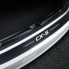 Наклейка на багажник автомобиля для Mazda CX5 CX 5 CX-5 2012-2022, наклейка на задний бампер из углеродного волокна с защитой от царапин, автомобильные аксессуары