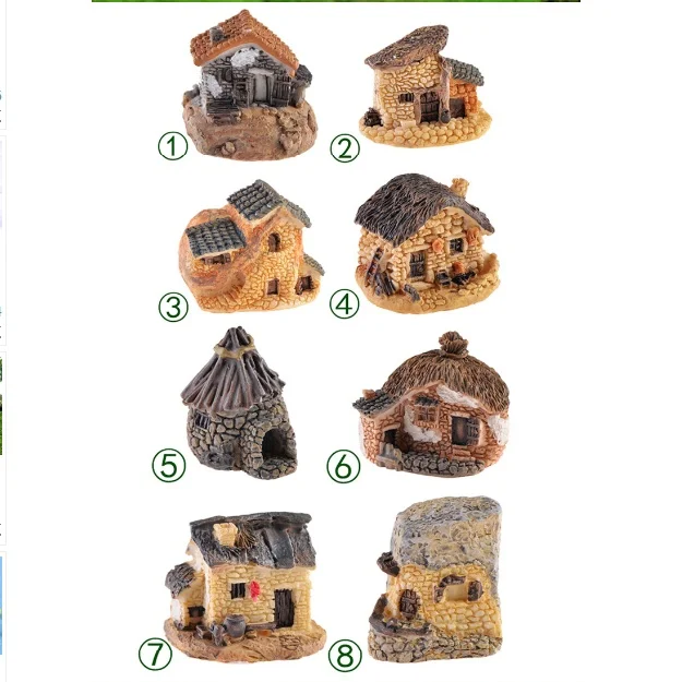 

Миниатюрный домик «сделай сам», украшение для сада, 8 видов, для кукольного домика, микроландшафта