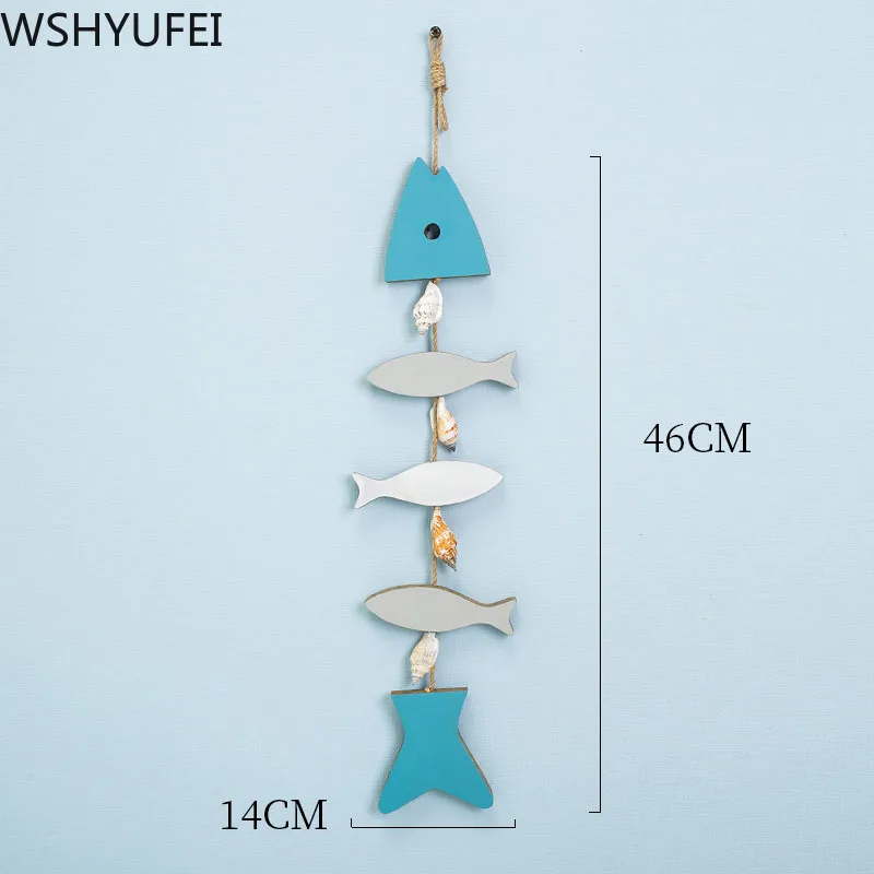 Новый стиль средиземноморская деревянная подвеска гостиная коридор детский сад