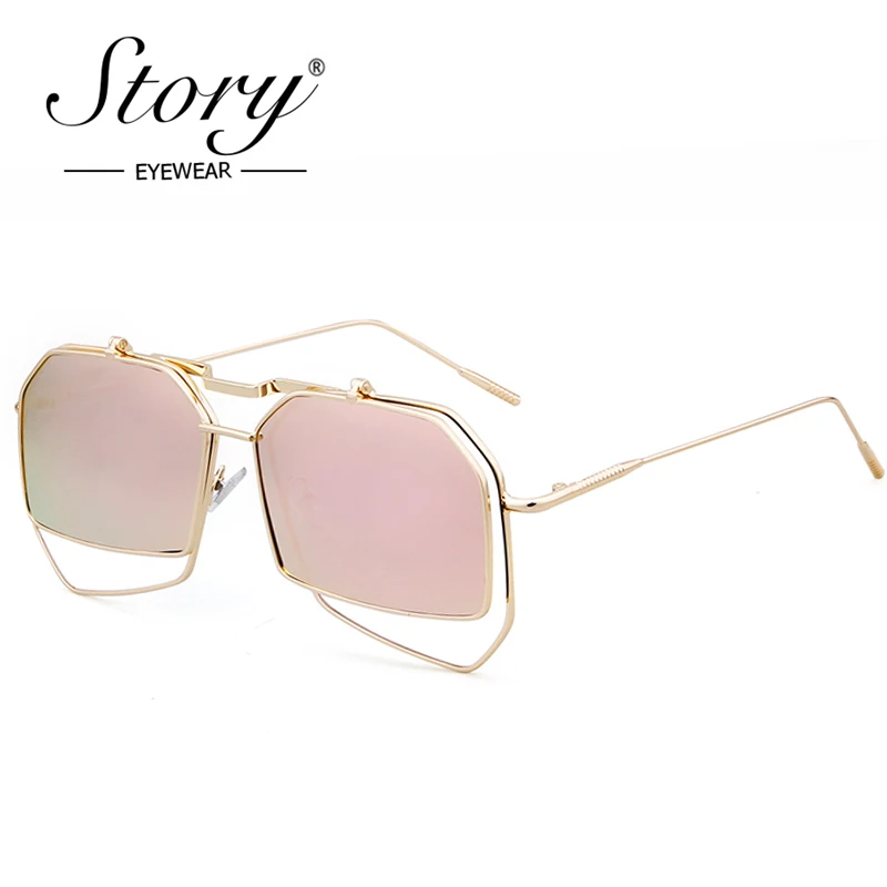 Очки солнцезащитные женские со съемной большой оправой ST008|clip on|big frame sunglassesdesigner