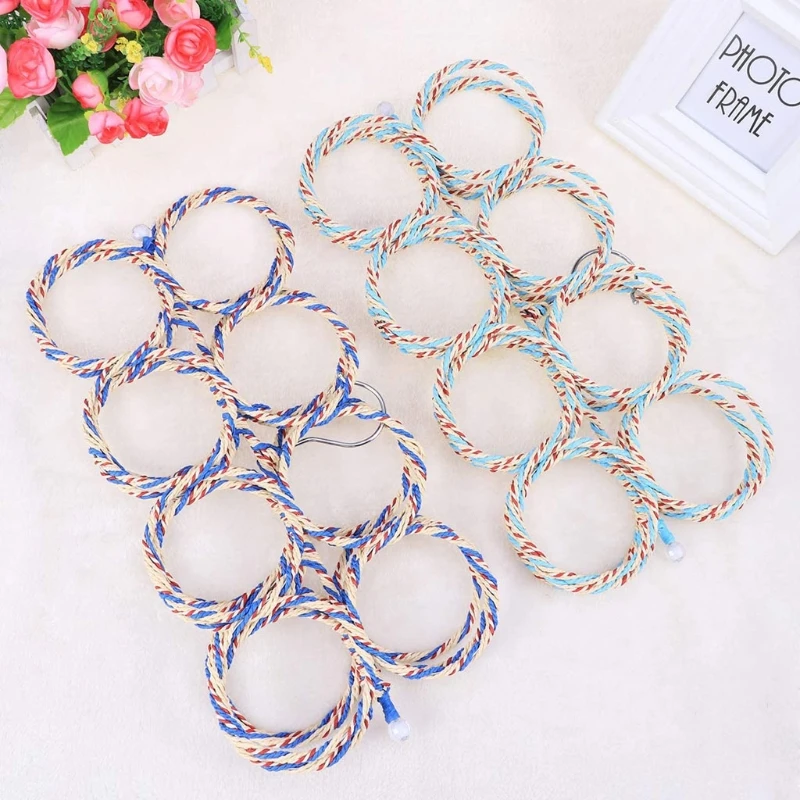 

Scarf Hanger Organizer Holder 28 Count Loops Closet Scarf Rack Colors Random R2LE