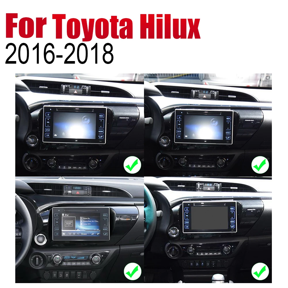 Для Toyota Hilux 2016 2017 2018 Авто Радио 2 Din Android автомобильный плеер GPS Навигация BT Wifi карта