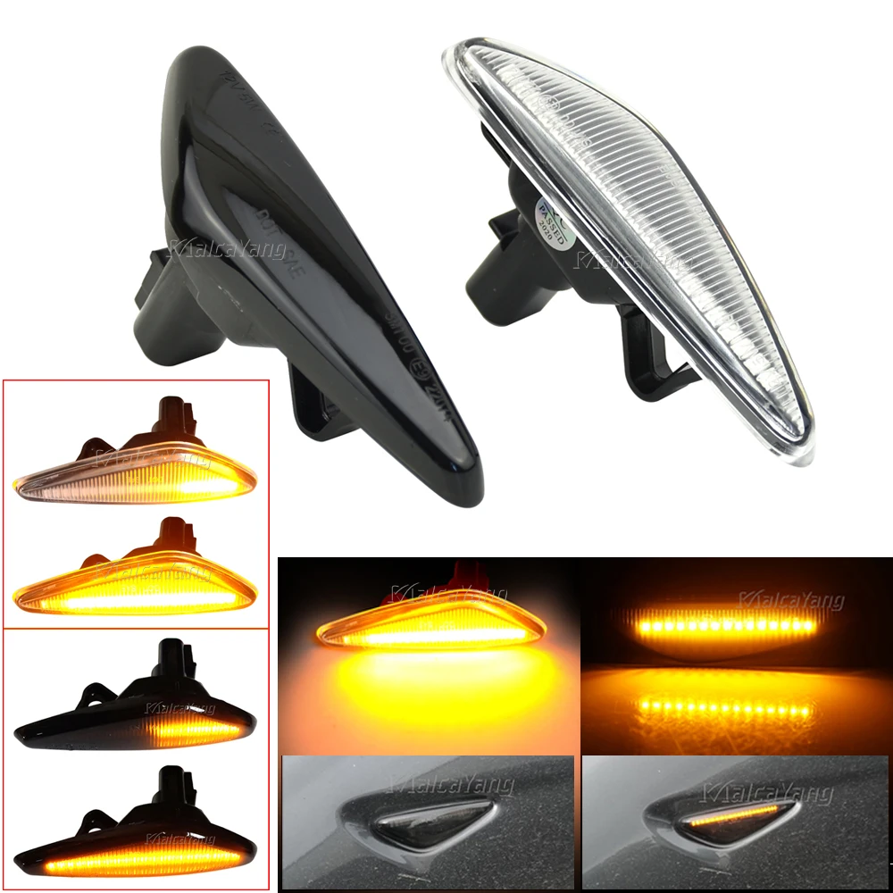 

Dynamic LED Turn Signal Side Marker Light For Mazda 6 Atenza GH 5 Premacy CW MX5 RX8 Nissan Lafesta Highway Star Fiat 124 Spider