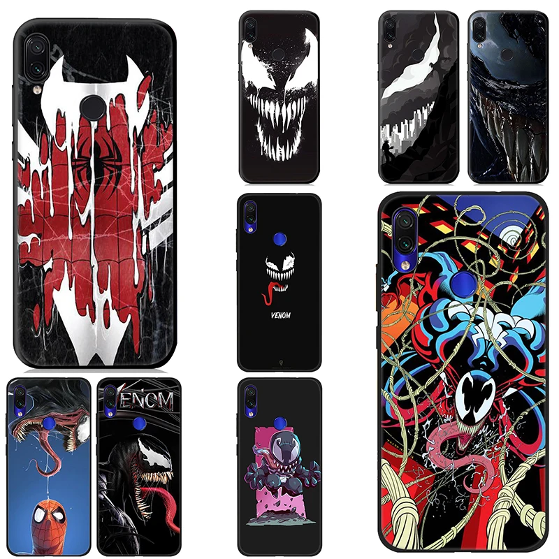 IYICAO Marvel Venom Newest Soft Case for Xiaomi Redmi Note 8 7 6 5 Pro 5A 4X Silicone TPU |