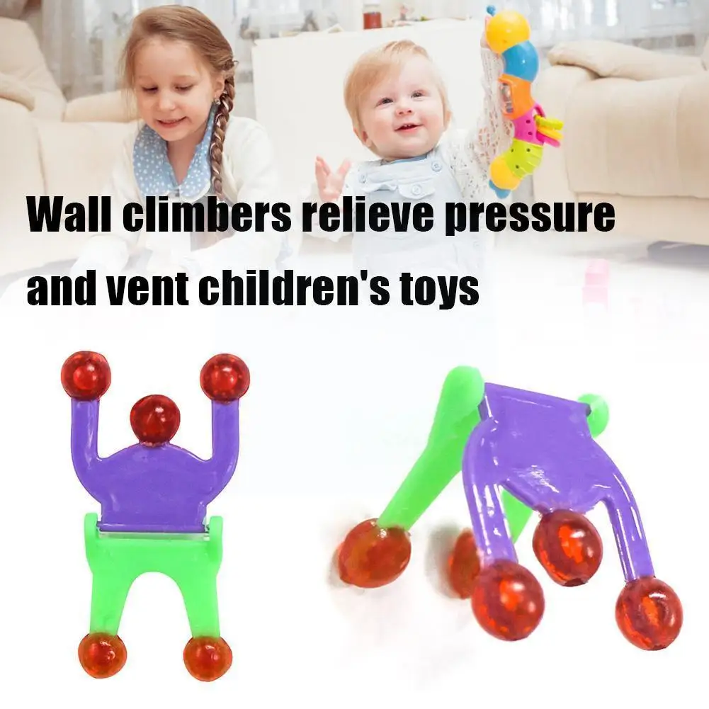 

5pcs/set Kids Sticky Toy Man With Sticky Hand And Feet Gift Color Kids Adults Toys Fun Random Birthday Christmas Party Boy S1q8