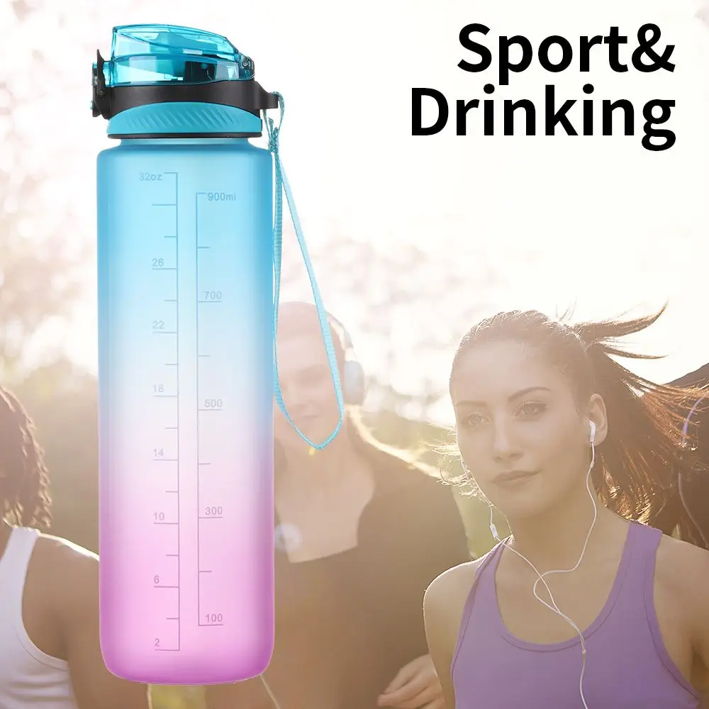 

1000ml Portable School Office Leakproof Travel Sports Water Bottles Outdoors Water Cup Drink Mugs Water Drinking