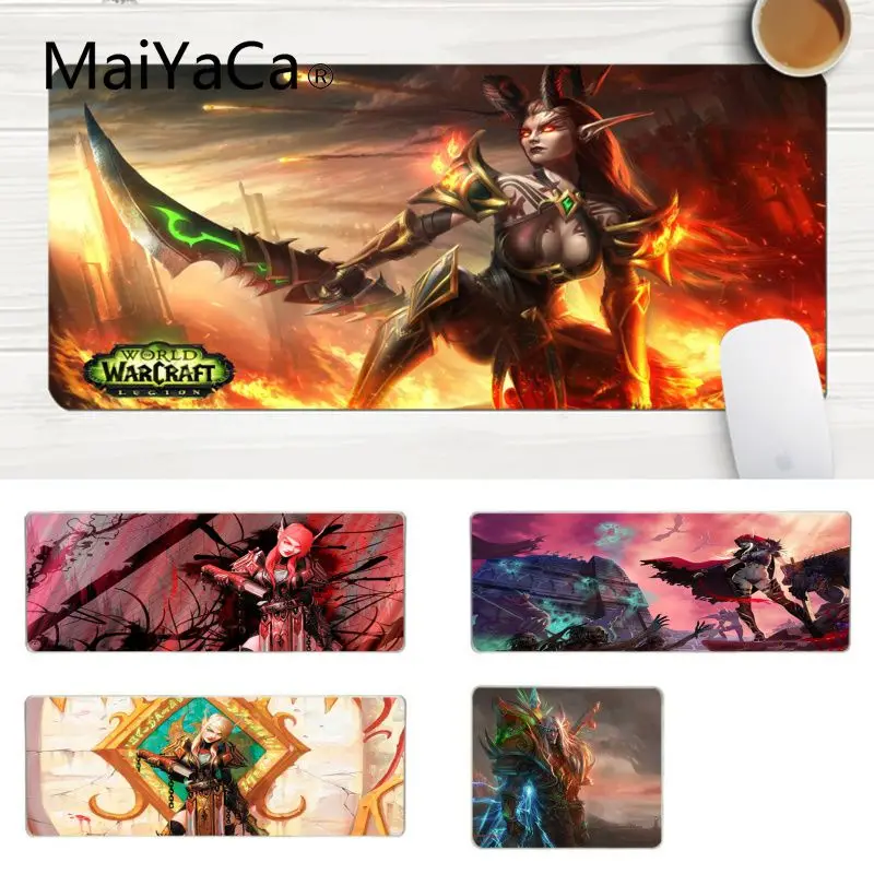 MaiYaCa Мир Warcraft кровавый эльф клавиатура коврики для игровой мыши Большой Коврик Для Мыши Компьютерный коврик