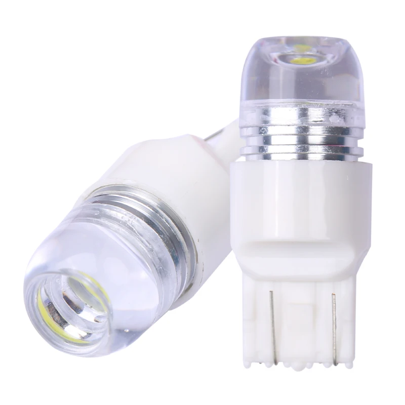 T20 7443 WHITE 50 шт./лот BAY15D 1157 T20 7443 Светодиодная стробоскопическая вспышка светильник тормоза мигает светильник led P21/5 Вт лампа AC/DC12 красный белый авто тормоз хвост - Испускаемый цвет: T20 7443 WHITE