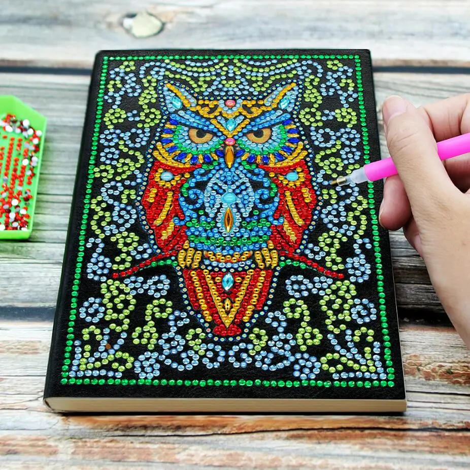 5D DIY Мандала специальная форма алмазная живопись 64 страницы А5 Блокнот Дневник Книга Вышивка крестом ремесло подарок