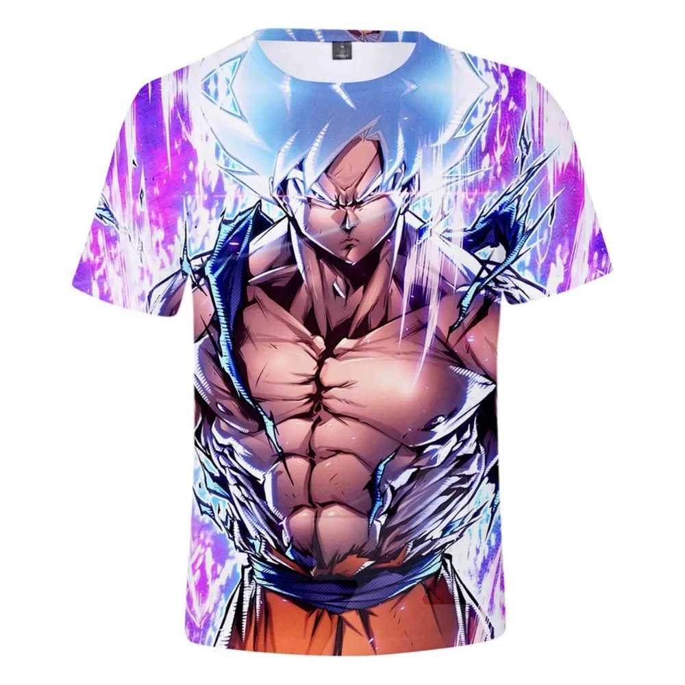 Летняя Новинка футболка Goku Kulilin Vegeta для мужчин/женщин 2019 повседневная одежда