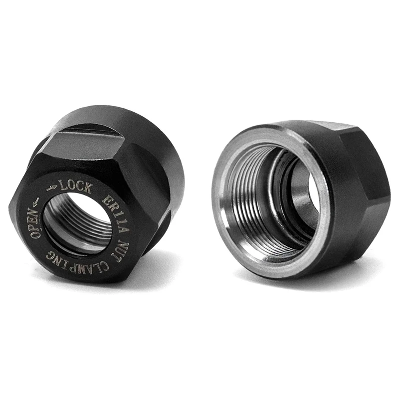 

4Pcs ER11-A Type M14 Thread Collet Clamping Hex Nuts, for CNC Milling Chuck Holder Lathe