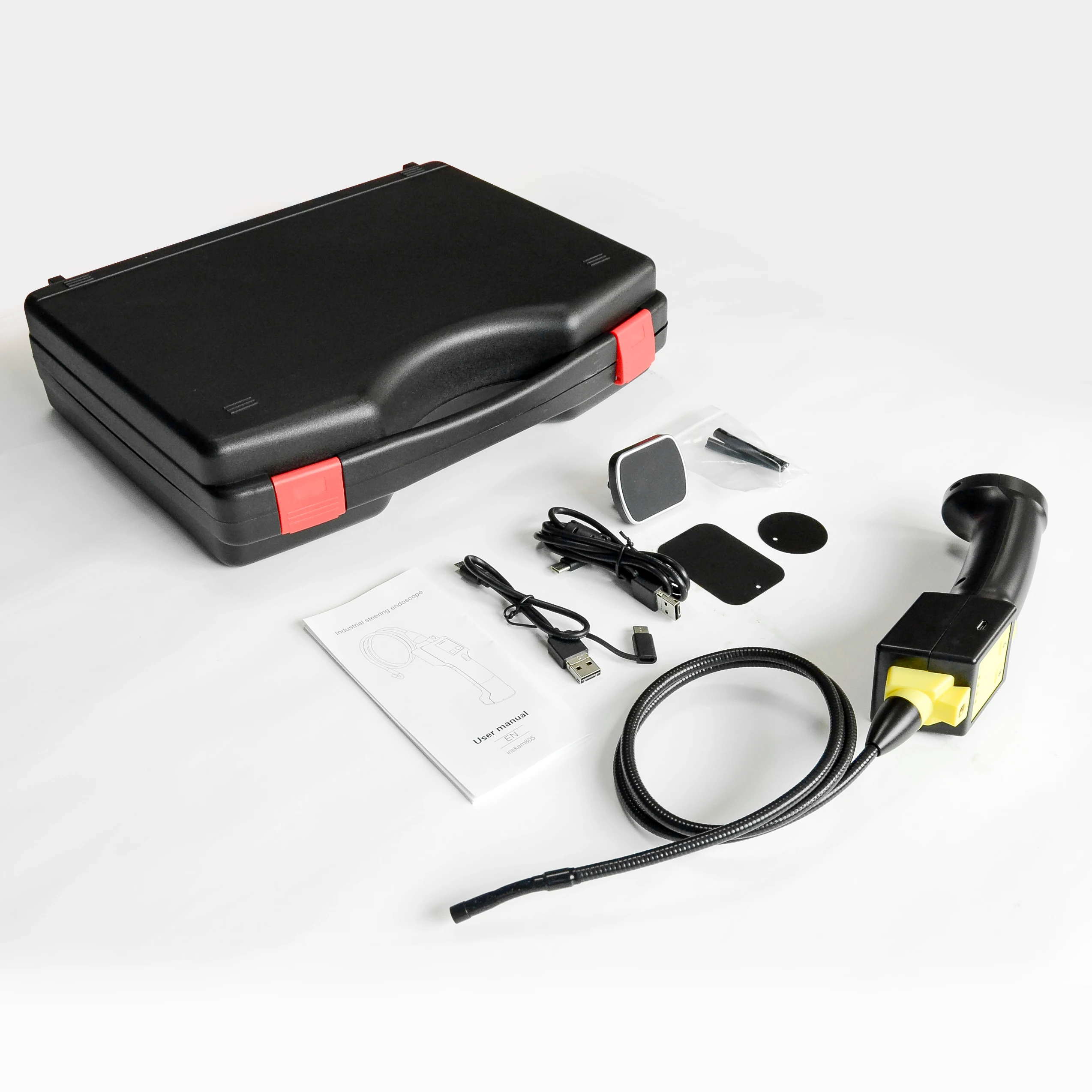 

Waterproof 0.8 Meters Snake Camera 8.5mm Probe Camera Borescope for Inspection Video Recording Articulating Industrial Endoscope