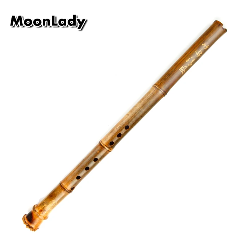 

Left Handed Vertical Bamboo Flute Key G Brown Musical Instruments Traditional Chinese Handmade Woodwind Instrument Xiao