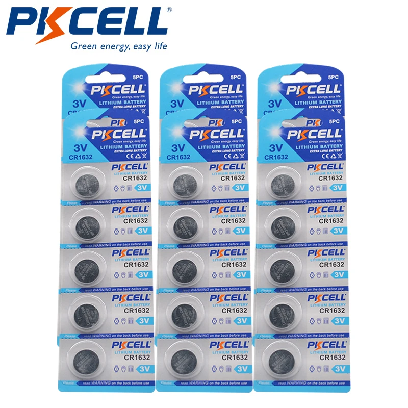 

30 шт. CR1632 BR1632 DL1632 ECR1632 KCR1632 LM1632 CR 1632 3 В литиевая Батарейная кнопка