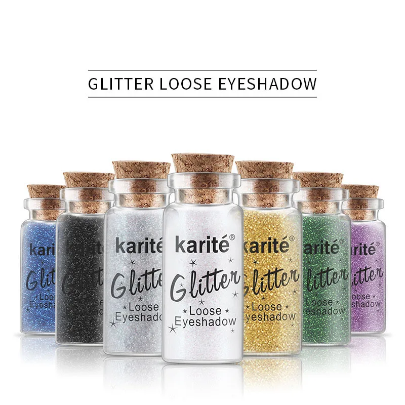 Eva's Lures Glitter Eye shadow Powder Pearl Shiny Waterproof Long Lasting Diamonds Shadow for Make up |