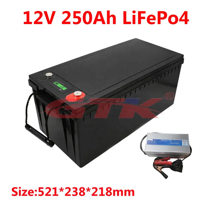 Аккумуляторная батарея lifepo4 12 8 В ач с системой солнечной энергии BMS для хранения RV