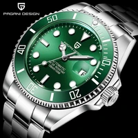 pagani design new men mechanical wristwatch luxury ceramic bezel automatic watch sapphire glass watch for men relogio masculino