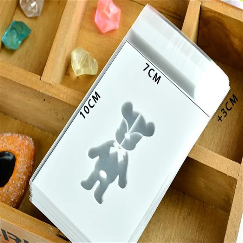 20 шт./упак. 7*10 + 3 см лук мешок для печенья десерт выпечка многофункциональный