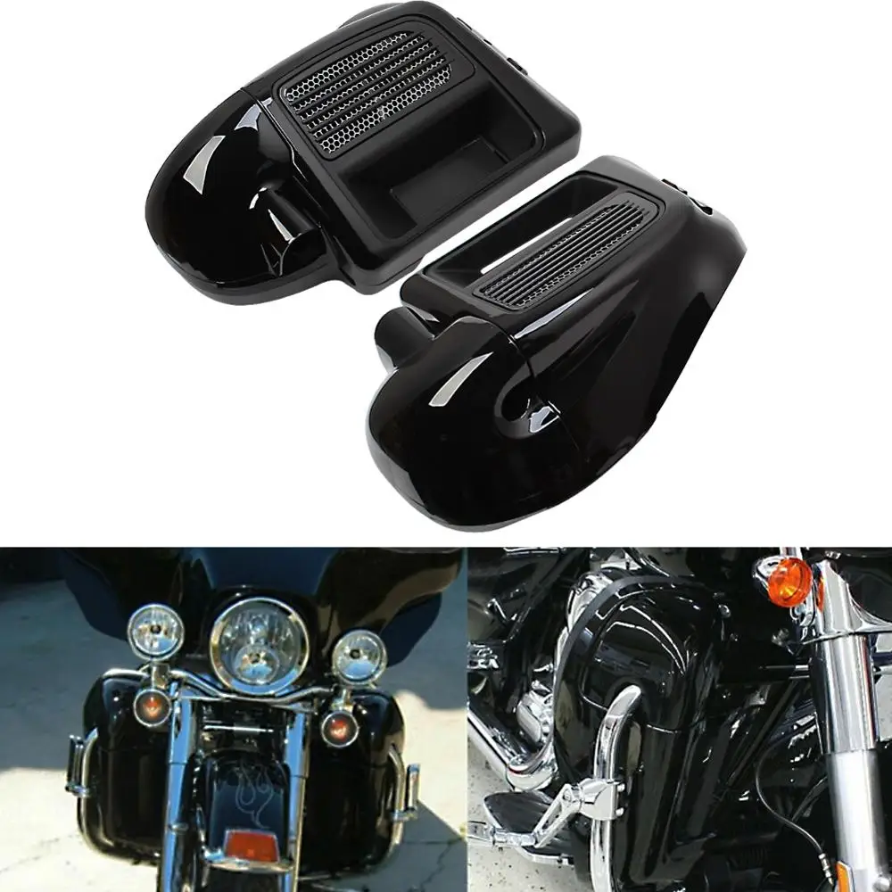 

Мотоциклетный черный Бокс для перчаток с нижними вентилируемыми ножками для Harley с водяным охлаждением Touring Road King Electra Street Glide 2014-2020