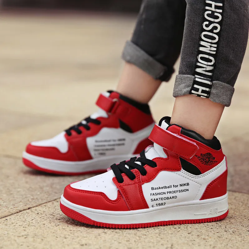 Sialia Kids Sneakers For Children Casual Shoes Boys Girls Basketball Fashion Hook&ampLoop Trainers Sport Footwear | Детская одежда и
