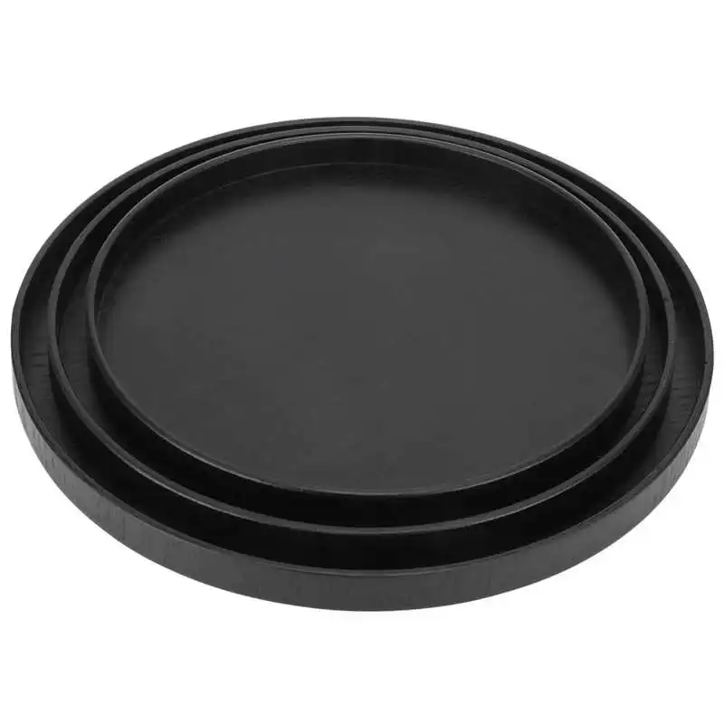 

Round Tray Tray Wooden Round Tea Cup Tray Round Originality Fruit Palte Tableware Cutlery Kitchen Accessory Kitchen Utensil