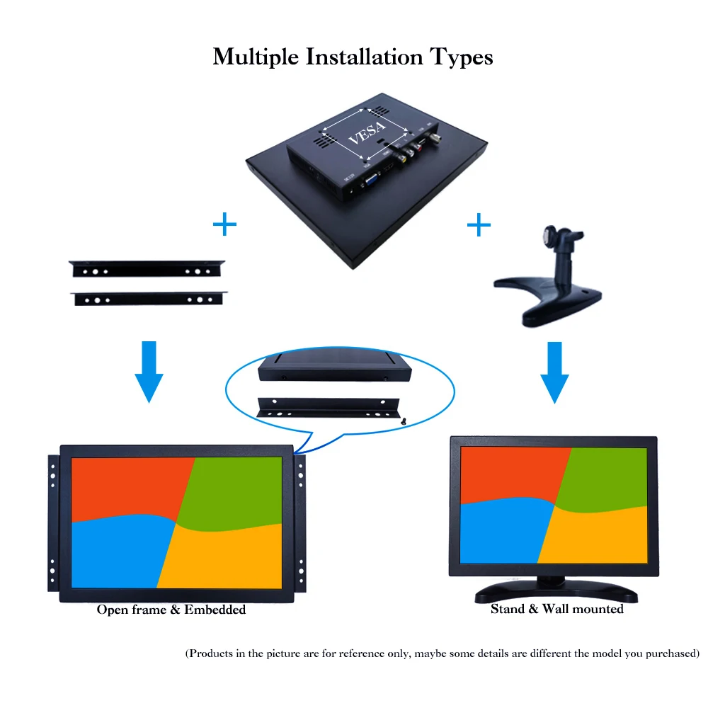ZK101TC 59R/10 1 &quotдюймов 1280x800 Fullview USB HDMI VGA металлический чехол встроенная открытая
