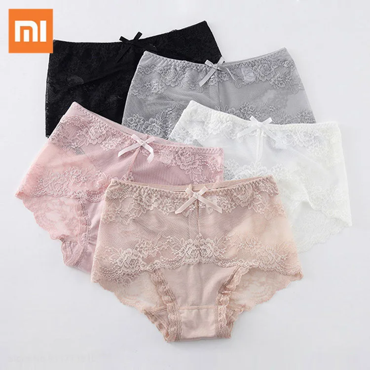 

Сексуальные прозрачные кружевные трусики Xiaomi, женские хлопковые трусики, женские трусики, однотонные трусики, мягкое женское нижнее белье, ...