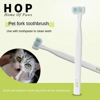 pet cat dog toothbrush dental care for pet toothbrush plastic cat toothbrushes pet accessories