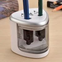 two hole electric automatic pencil sharpener switch pencil sharpener home office school supplies stationery art