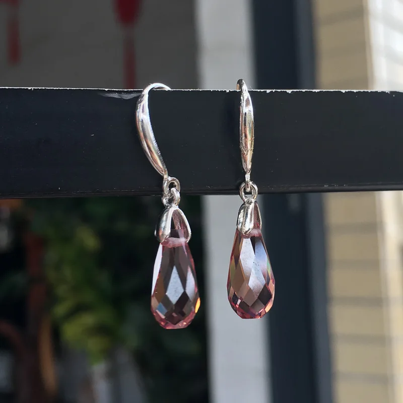 Женские серьги-гвоздики из серебра 925 пробы с зултанитом | Украшения и аксессуары