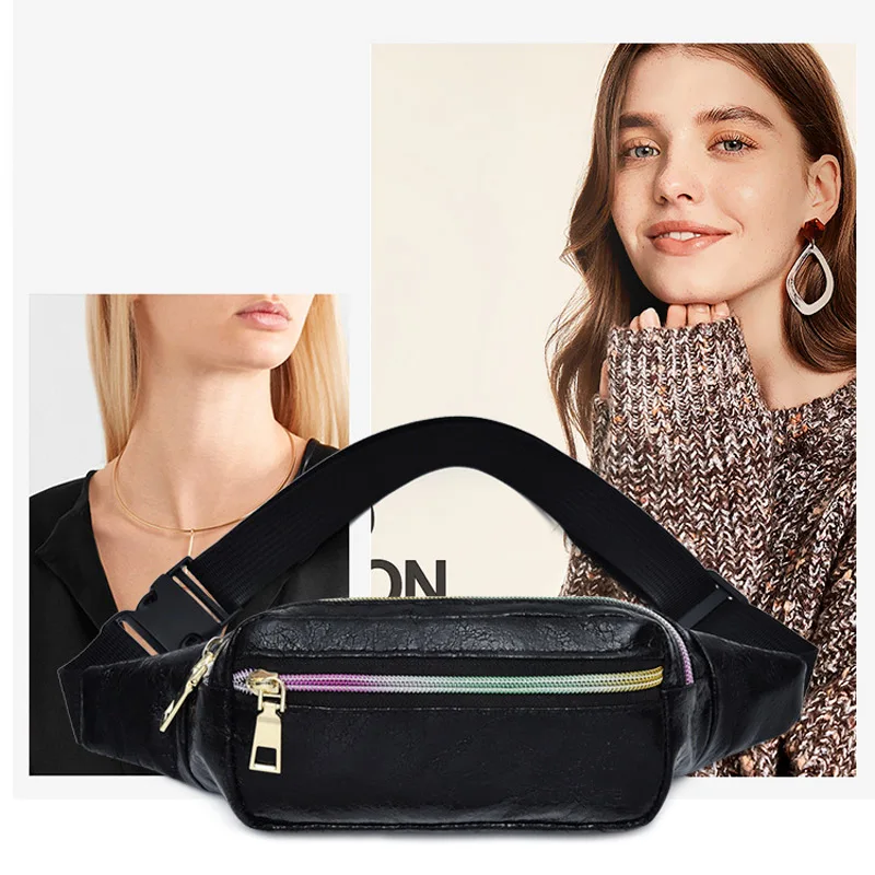 Голограмма поясная сумка из лазерной кожи маленькая забавная милая Женская GLRSBUTY