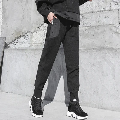 Новые европейские и американские осенние зимние женские шаровары большого