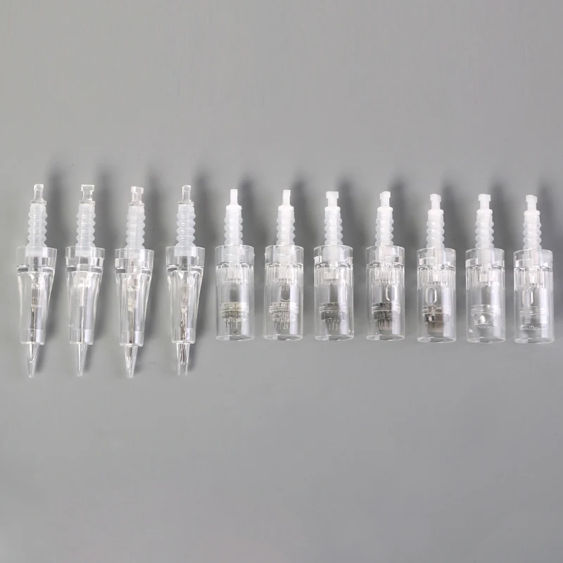 

10pcs Derma Pen Dr.Pen Bayonet Cartridge Needle Replacement For drpen M5 7 N2 E30 Microneedles 12 24 36 42Pin 5D 3D Nano MTS PMU