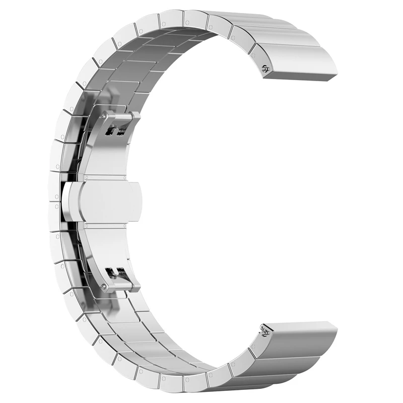 

Металлический ремешок для смарт-часов TicWatch Pro/Ticwatch E2/Ticwatch S2, браслет из нержавеющей стали, ремешок для часов