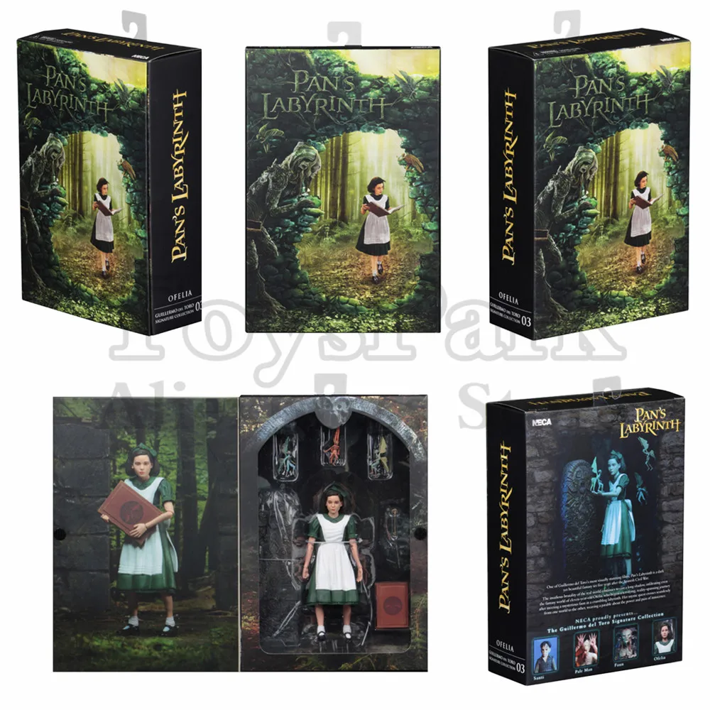 NECA Гильермо дель Торо Подпись коллекция Пан лабиринт Ofelia 7 &quotМасштаб фигурку El