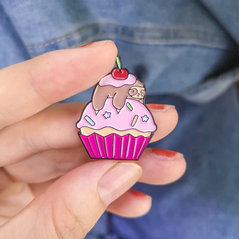 Спящие ленивецы коала милые животные для вечевечерние эмалированные значки